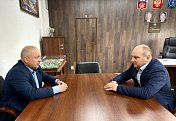 Александр Богович провёл рабочую встречу с и.о. Главы города Оленегорска Сергеем Пашинским.
