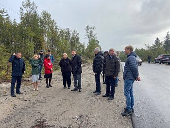 Юрий Шадрин проконтролировал ход ремонта дорог в ЗАТО г. Североморск