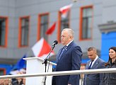 Председатель областной Думы Сергей Дубовой напутствовал выпускников «нахимовки»