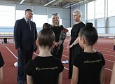 Владимир Мищенко поздравил гимнасток из Гаджиево  с успешным выступлением на всероссийских соревнованиях
