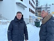 Посетил дом-интернат для престарелых и инвалидов