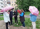 Работа в округе. 19 июня принял участие во встрече руководства Управления Первомайского административного округа с жителями, проживающими на улице Олега Кошевого