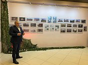 Александр Богович принял участие в открытии выставки в г. Оленегорске.