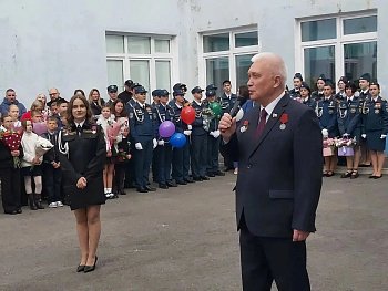 Уважаемые земляки, 1 сентября принял участие в торжественном мероприятии в Кадетской школе города Мурманска
