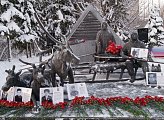 В Мурманске прошел митинг у памятника бойцам оленетранспортных батальонов 