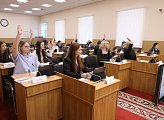 Мурманскую областную Думу посетили кадеты и гимназисты