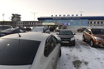 В аэропорту "Мурманск" завершена реконструкция привокзальной  площади