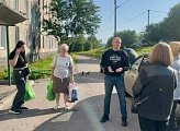 Роман Пономарев встретился с жителями дома №9 по улице Фестивальной