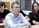 В Видяево Сергей Дубовой провел урок мужества для старшеклассников 