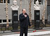 В Мурманске открыли памятный бюст журналиста и литератора Дмитрия Коржова
