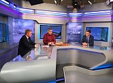 В студии ТВ-21 состоялась дискуссия между Юрием Шадриным и Олегом Черкашиным