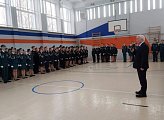 Уважаемые земляки, сегодня принял участие в торжественном открытии и проведении смотра строя и песни в Кадетской школе города Мурманска