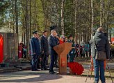 Василий Омельчук в Полярных Зорях принял участие в торжественных мероприятиях, посвященных Дню Победы
