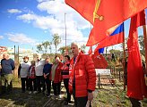 Патриотическая акция прошла у памятника защитникам Заполярья у подножия Муста-Тунтури