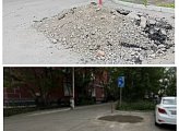 Территорию у дома 9а по улице Книповича привели в порядок - остатки старого асфальта со двора полностью вывезли