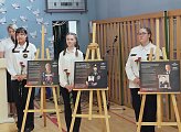 Уважаемые земляки, 12 мая принял участие в торжественном открытии фотовыставки "Отец Героя" в школе № 3