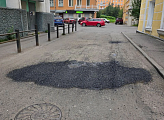 Роман Пономарев добился ремонта асфальтового покрытия междворового проезда от улицы Комсомольской до переулка Пионерский