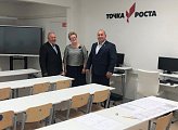 Александр Богович посетил Пушновскую СОШ, в которой завершены работы по капремонту.