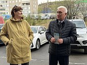 Уважаемые земляки, 20 мая состоялась встреча с жителями микрорайона дома № 22 по улице Достоевского