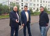 Спикер областной Думы Сергей Дубовой проконтролировал ход строительных работ в образовательных учреждениях ЗАТО Видяево