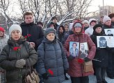В Мурманске прошел митинг у памятника бойцам оленетранспортных батальонов 
