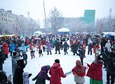 В Мурманске в сквере на улице Ленинградской прошел митинг-концерт, посвященный Дню народного единства 