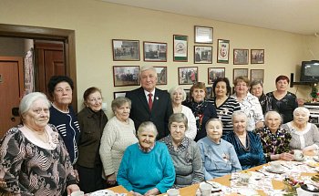 Провел очередную встречу с активом Совета ветеранов Великой Отечественной войны и труда Первомайского округа города Мурманска