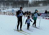 Лариса Круглова приняла участие в награждении самой спортивной семьи "Лыжни России"
