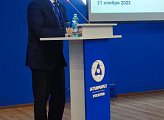 Заместитель Председателя Думы Евгений Никора приветствовал участников семинара в «Атомфлоте»