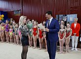 Евгений Никора поздравил юных спортсменок и вручил награды тренерам по художественной гимнастике 