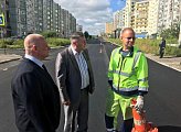 Владимир Мищенко совместно с Главой муниципалитета проверил работу по ремонту дорог в ЗАТО Александровск