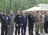 Уважаемые земляки, 11 июня в «Военно-патриотическом парке культуры и отдыха «Патриот» Северного флота принял участие в торжественном открытии городского праздника патриотов, приуроченного к празднованию Дня России