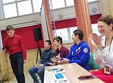 Лариса Круглова  и #олимпийскиелегенды#  в школе № 10 города Апатиты  