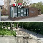 На Театральном бульваре демонтировали неиспользуемый торговый павильон