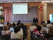 Уважаемые земляки, 19 мая провел встречу с педагогическим коллективом гимназии № 10