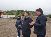 В Полярном Владимир Мищенко провел мониторинг хода строительства детского сада-яслей