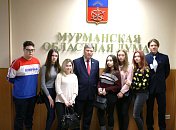 Первый заместитель Председателя Думы Владимир Мищенко приветствовал участников квеста «Координаты власти 18+»