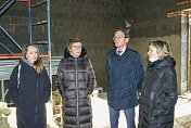 Депутаты ознакомились с ходом строительства культурно-досугового центра в Минькино  