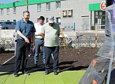 Спикер областной Думы Сергей Дубовой поддержал проект по созданию новой  детской пришкольной площадки в Мурманске