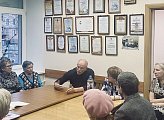 Роман Пономарев встретился с ветеранами Мурманского областного отделения Всероссийской общественной организации ветеранов войны, труда, вооруженных сил и правоохранительных органов.