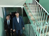 Председатель областной Думы Сергей Дубовой ознакомился с ходом благоустройства территории Видяево