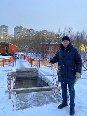 Осмотр  мест на готовность для крещенских купаний в Мурманске 