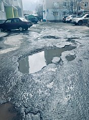 К Роману Пономареву обратились жители округа с жалобой на состояние дорожного покрытия во дворах