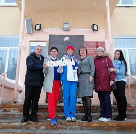 Лариса Круглова  и команда #олимпийскиелегенды# провели встречу с учениками школы № 2 города Кировска 