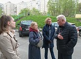 Уважаемые земляки, 25 мая вместе с руководителем и специалистами Управления Первомайского административного округа провели очередную встречу с жителями микрорайона дома № 12 переулка Якорный