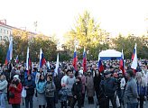 В Мурманске состоялся концерт-митинг, посвященный Дню воссоединения Донбасса и Новороссии с Россией