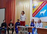 Лариса Круглова  и #олимпийскиелегенды#  в школе № 10 города Апатиты  