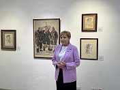 В музейно-выставочном зале «У Оленьей горы» состоялось открытие выставки графики и акварели «Во славу Подвига», посвященной 80-летию Победы в Великой Отечественной войне